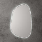 Tarcoola Asymmetric LED Mirror 553x903x36mm Brushed Nickel