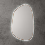 Tarcoola Asymmetric LED Mirror 553x903x36mm Brushed Bronze
