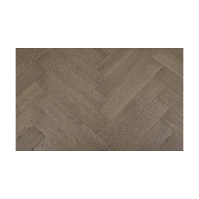 Castel Nuovo Herringbone Collection 600x120x14/3mm Marrone Oak Engineered Flooring Topdeck Default Title