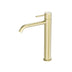 Nero Zen SS316L Tall Basin Mixer Brushed Gold
