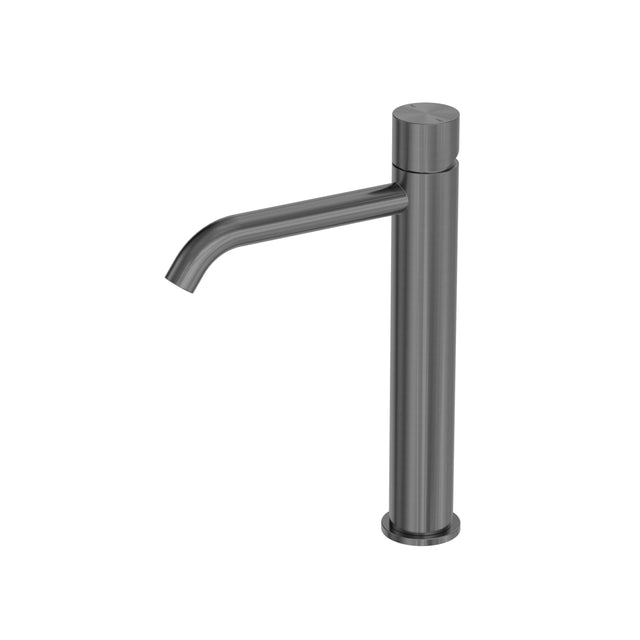 Nero Zen SS316L Tall Basin Mixer Handless Graphite Tapware Nero