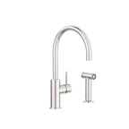 Nero Zen SS316L Kitchen Mixer With Hand Spray Brushed Nickel