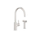 Nero Zen SS316L Kitchen Mixer With Hand Spray Brushed Nickel