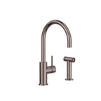 Nero Zen SS316L Kitchen Mixer With Hand Spray Brushed Bronze