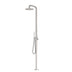 Nero Zen SS316L Outdoor Freestanding Shower Column Brushed Nickel