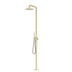 Nero Zen SS316L Outdoor Freestanding Shower Column Brushed Gold