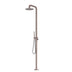 Nero Zen SS316L Outdoor Freestanding Shower Column Brushed Bronze