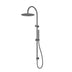 Nero Zen SS316L Twin Shower With Outdoor Shower Hose Graphite