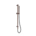 Nero Zen SS316L Shower Rail With Outdoor Shower Hose Brushed Bronze