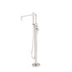 Nero Zen SS316L Freestanding Bath Mixer Brushed Nickel