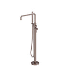 Nero Zen SS316L Freestanding Bath Mixer Brushed Bronze