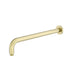 Nero Zen SS316L Round Shower Arm 400mm Length Brushed Gold