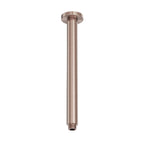 Nero Zen SS316L Round Ceiling Arm 300mm Length Brushed Bronze