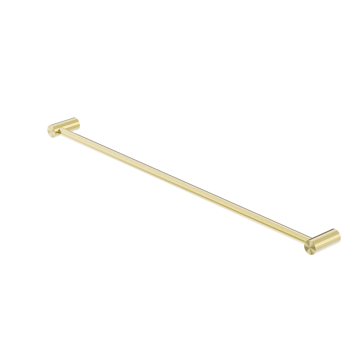 Nero Zen SS316L Single Towel Rail 800mm Brushed Gold