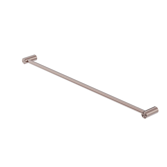 Nero Zen SS316L Single Towel Rail 800mm Brushed Bronze Bathroom Accessories Nero Default Title