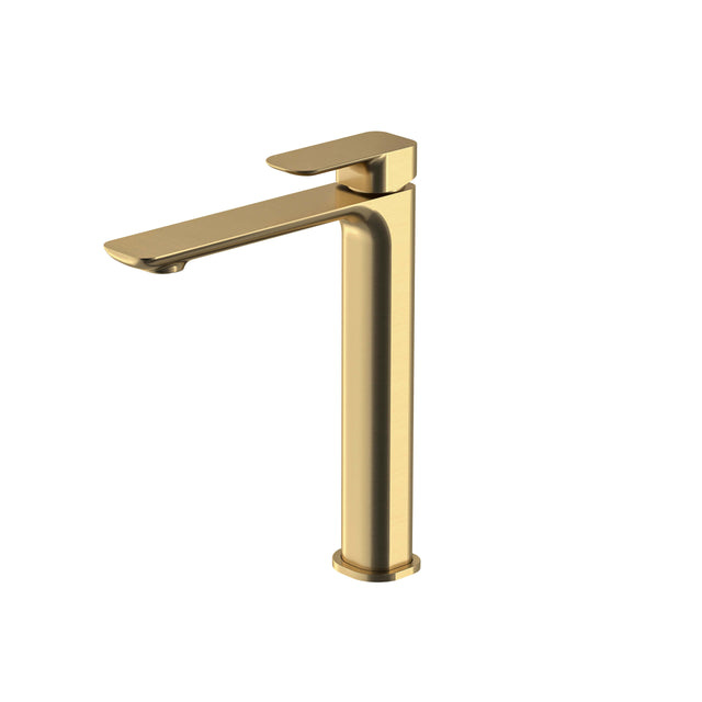 Oskar Tall Basin Mixer Brushed Gold Tapware Otti Australia Default Title  