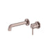 Nero Zen Ss316L Wall Basin/Bath Mixer Separate Back Plate 185mm Spout Brushed Bronze