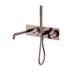 Nero Opal Progressive Shower System With Spout 230mm Brushed Bronze