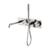 Nero Opal Progressive Shower System With Spout 250mm Brushed Nickel