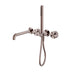 Nero Opal Progressive Shower System Separate Plate With Spout 250mm Brushed Bronze