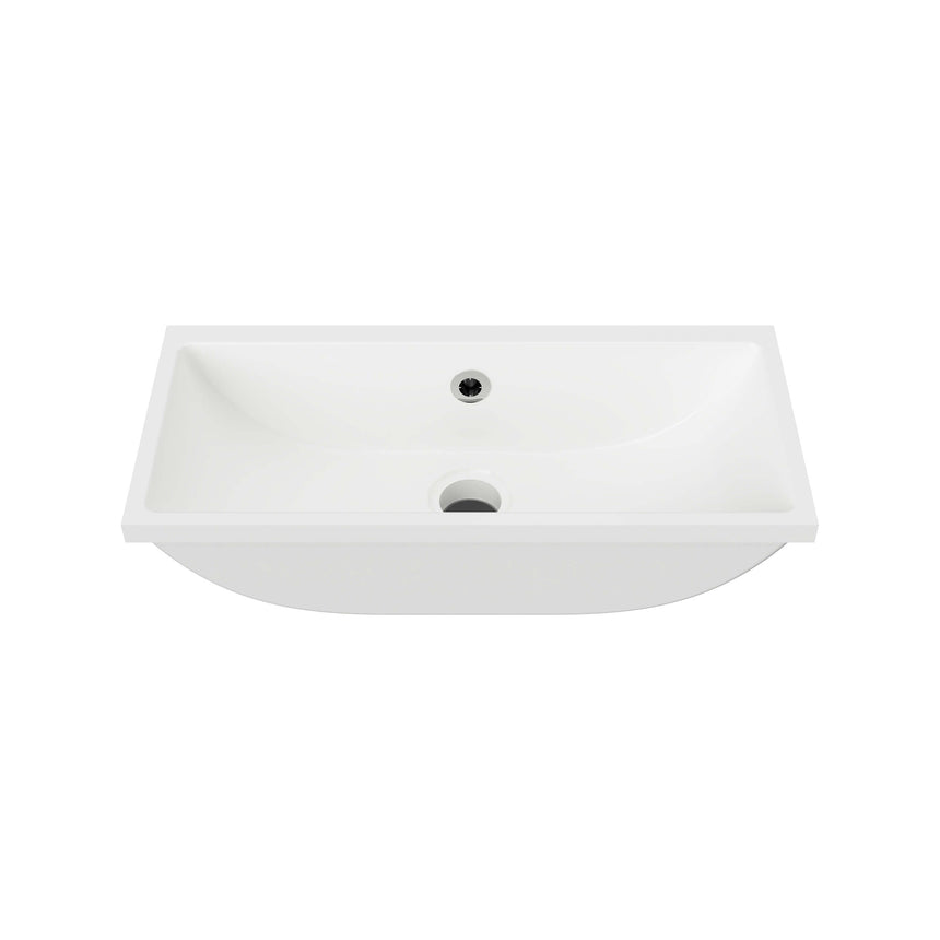 Ruby Undermount Basin 530mm Gloss White Bathroom Basin Timberline Default Title