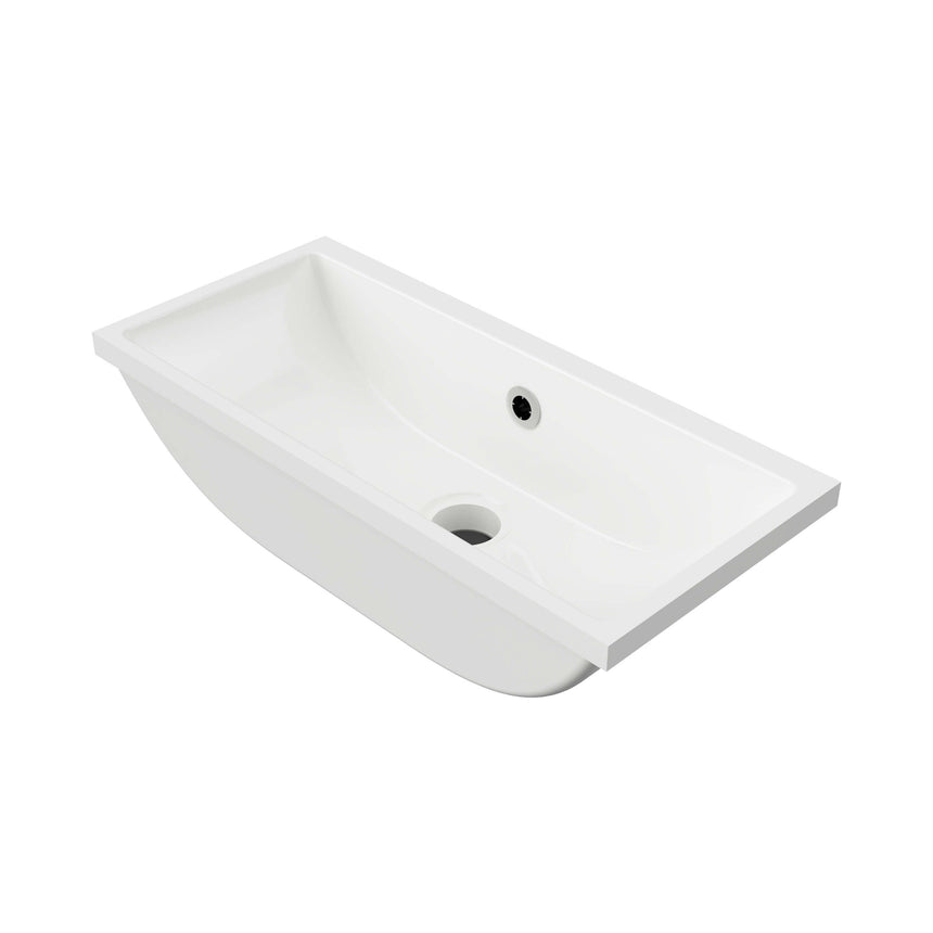 Ruby Undermount Basin 530mm Gloss White Bathroom Basin Timberline