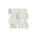 Marble Mosaic Feather 96x48mm Honed Ming Green Sample