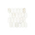Marble Mosaic Feather 96x48mm Honed Calacatta Gold Sample