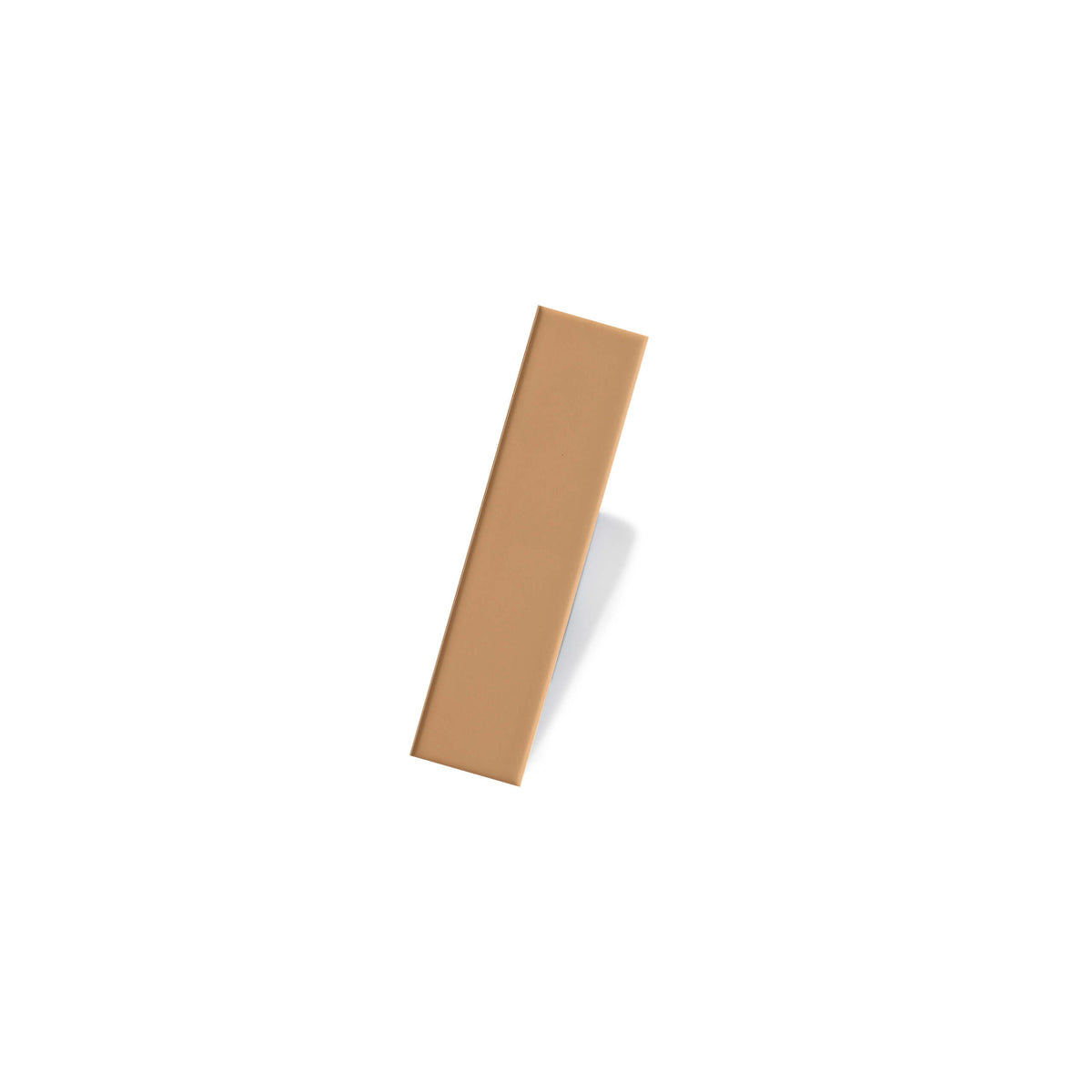 Pequeno satin 50x200mm terracotta clay subway tile by Tilemall with warm yellow-ochre finish