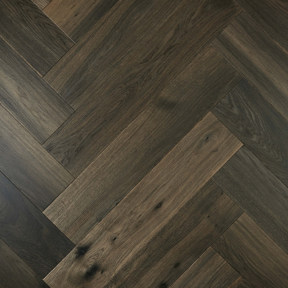 Preference Floors de Marque Ash Grey European Oak herringbone engineered flooring 600x120mm with matte finish by Tilemall