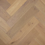 De Marque European Oak Herringbone Engineered Flooring 600x120x15/4mm Colonial Grey