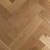De Marque European Oak Herringbone Engineered Flooring 600x120x15/4mm Cognac