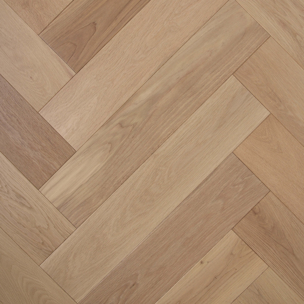 Preference Floors de Marque European Oak Pure Natural 600x120mm engineered flooring in herringbone pattern with matte finish by Tilemall