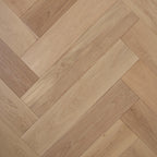 De Marque European Oak Herringbone Engineered Flooring 600x120x15/4mm Pure Natural