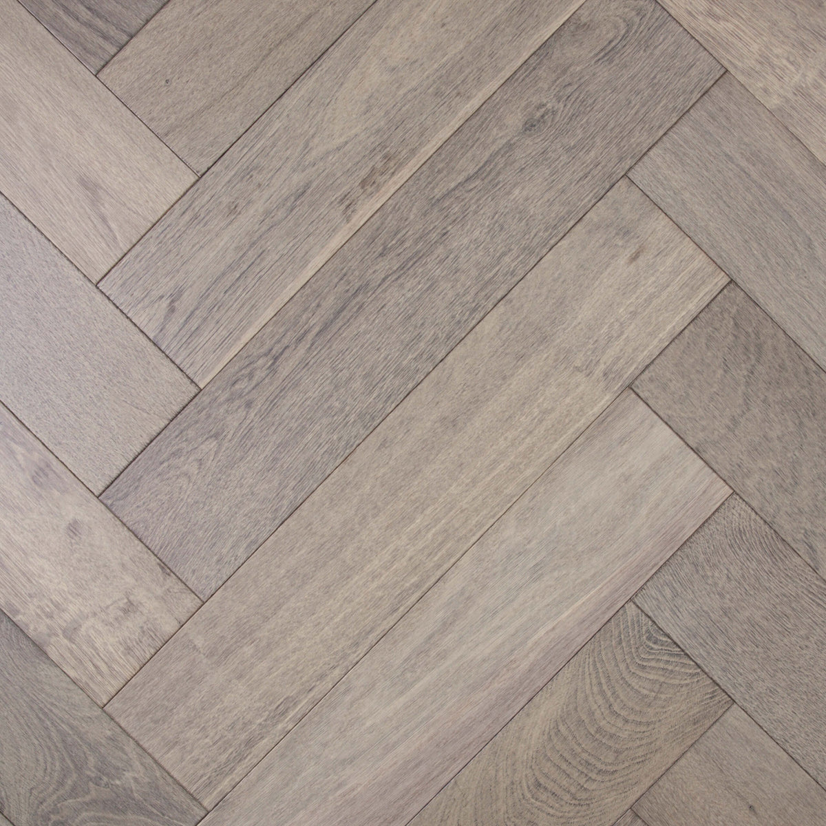 De Marque European Oak Storm 600x120mm engineered flooring installed in herringbone pattern with matte finish by Tilemall