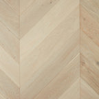 De Marque European Oak Chevron Engineered Flooring 600x120x15/4mm Chateau Grey