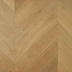 De Marque European Oak Chevron Engineered Flooring 600x120x15/4mm Colonial Grey