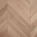 De Marque European Oak Chevron Engineered Flooring 600x120x15/4mm Sauvignon
