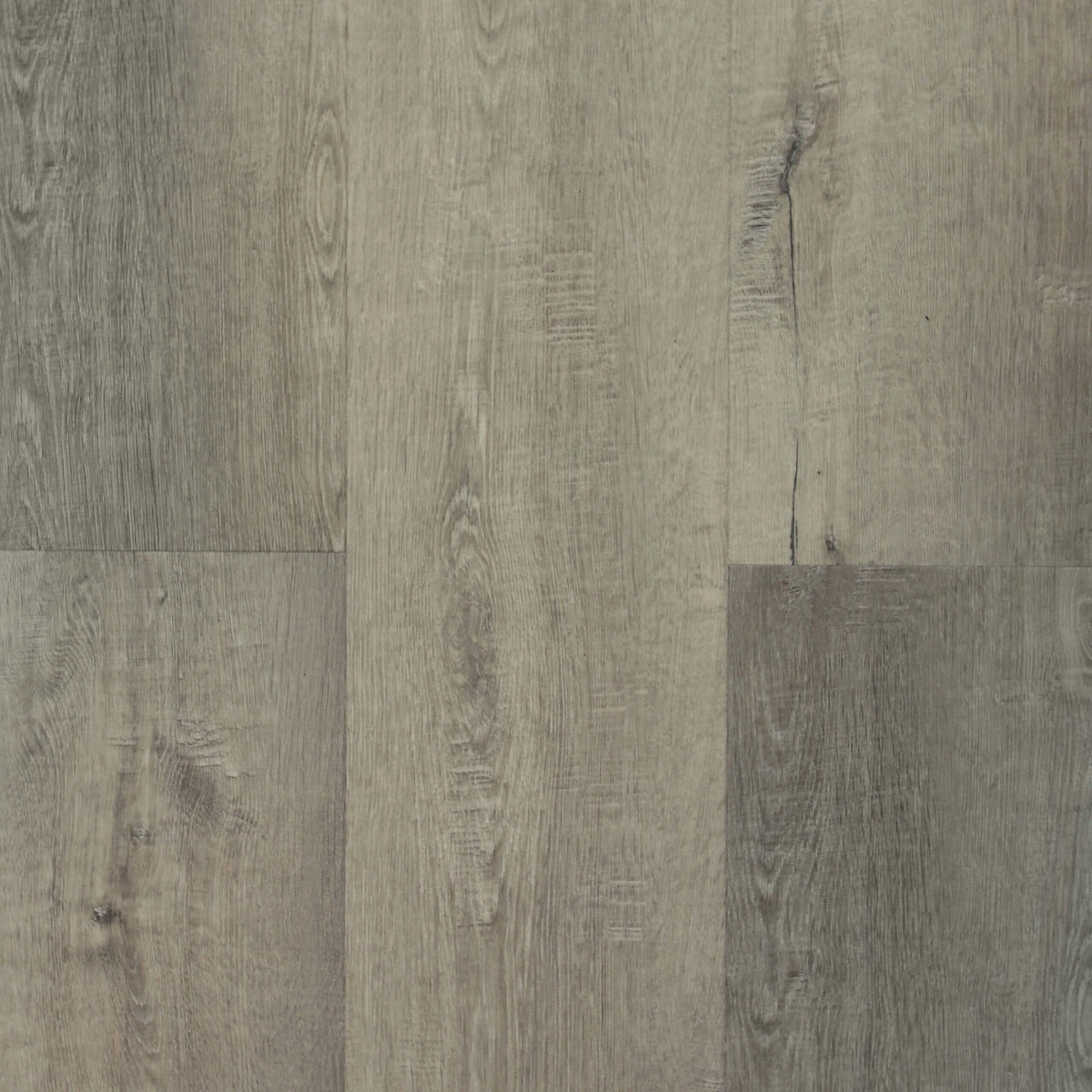 Crystal Lake hybrid flooring 1800x223mm installed with matte finish showing embossed grain and natural knots by Tilemall