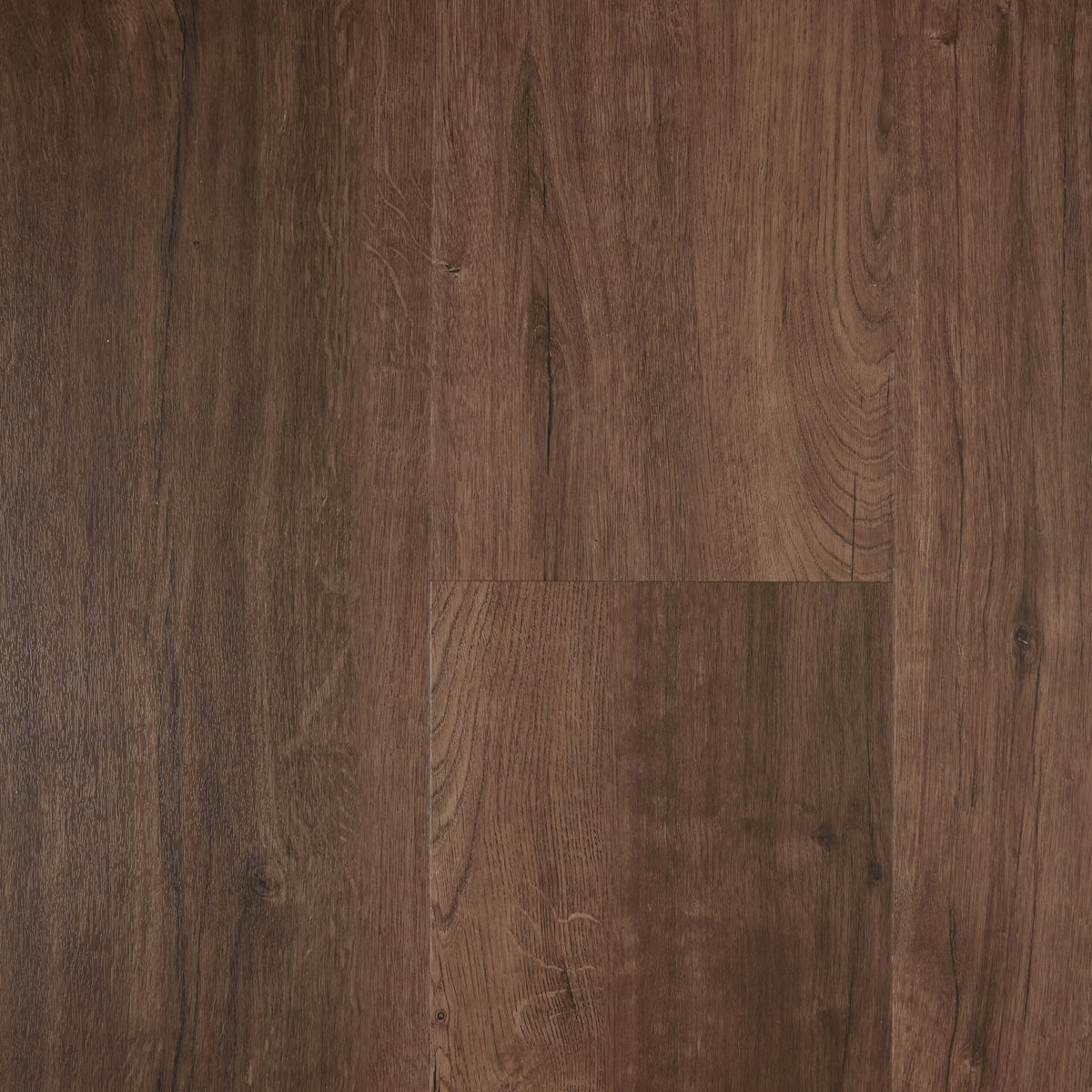 Millstone hybrid flooring 1520x228mm by Tilemall showing matte finish with embossed timber grain and planks