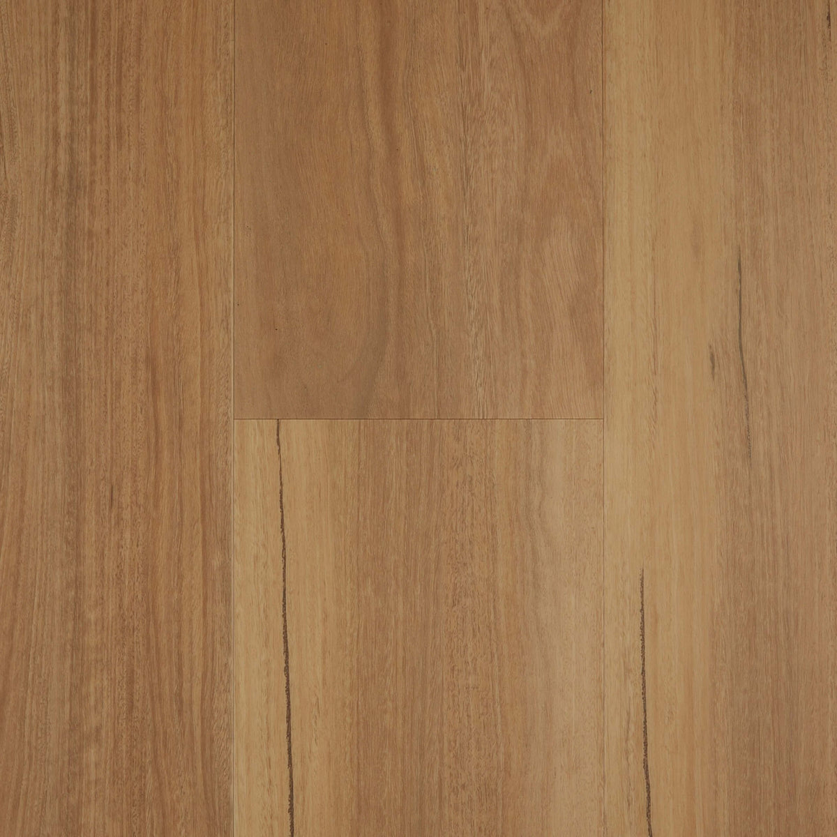 Spotted Gum hybrid flooring 1800x225mm with matte finish showing timber grain and micro-bevel edges by Tilemall