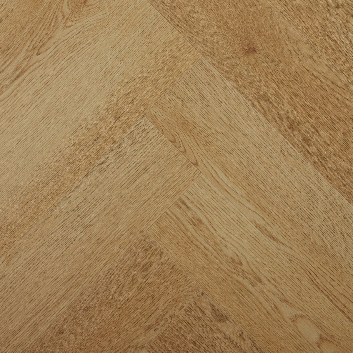 Preference Floors Easi-Plank Oak Natural 625x125mm hybrid flooring in herringbone pattern by Tilemall with embossed grain