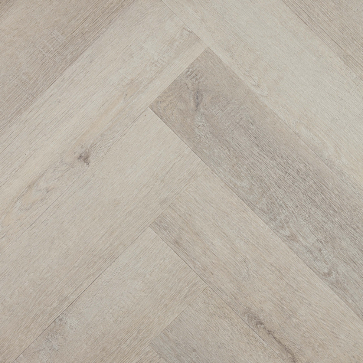 Pewter Preference Floors Easi-Plank hybrid flooring 625x125mm in herringbone pattern with matte finish by Tilemall