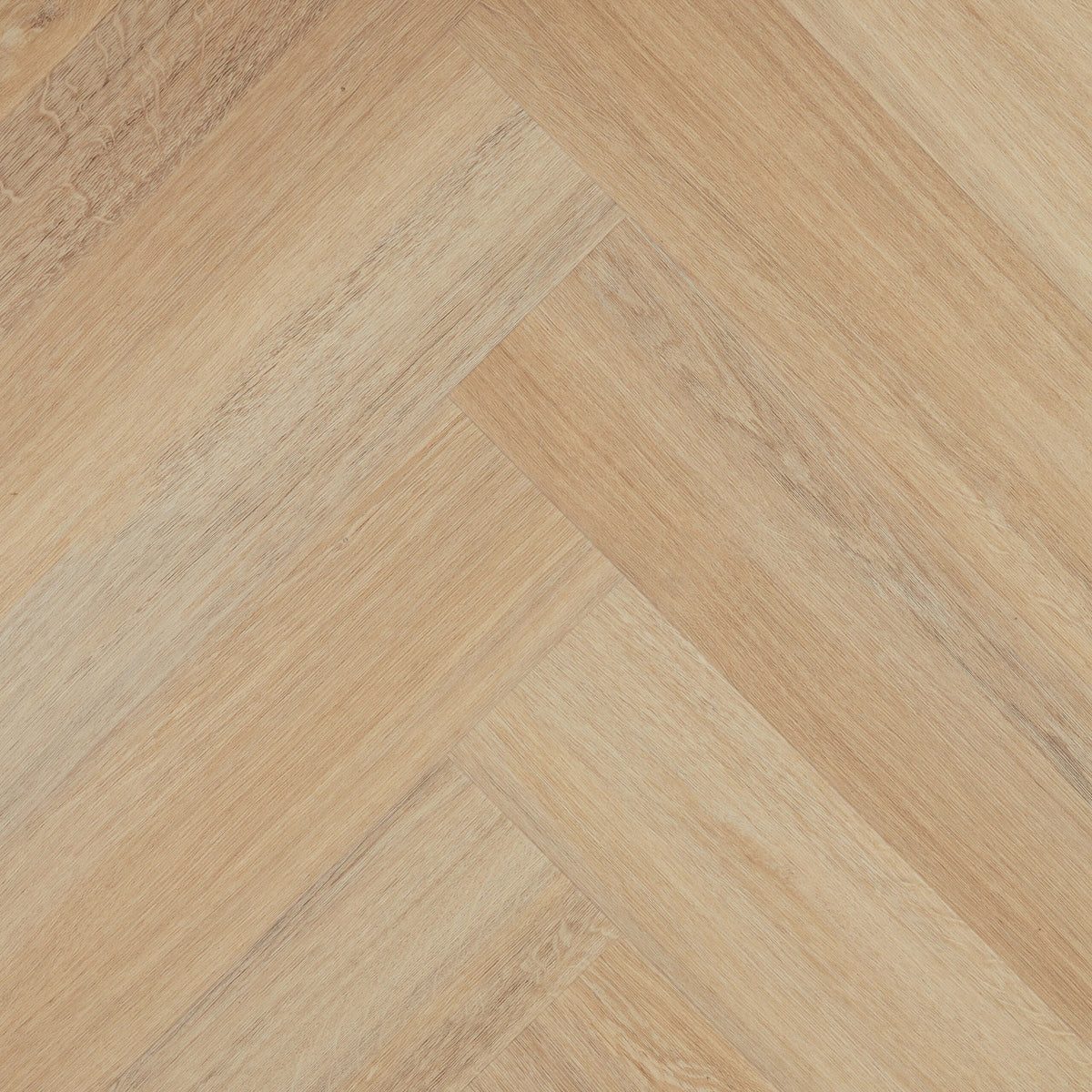 Wheat hybrid flooring in herringbone pattern showing 625x125mm planks with matte finish by Tilemall