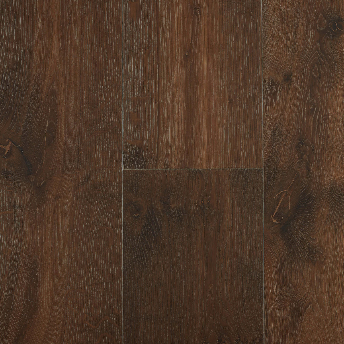 French Brown European Oak engineered flooring 2200x220mm by Tilemall with matte finish and wood grain texture