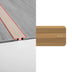 Alloy Trims T Moulding 3400mm for 6.5mm-8mm Gold