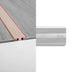 Alloy Trims T Moulding 3400mm for 6.5mm-8mm Silver