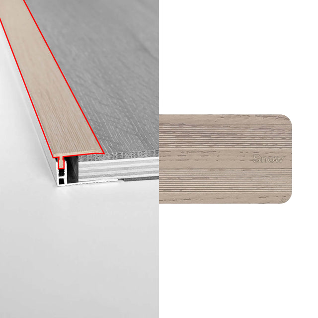 Alloy Trims Adjustable Border 3400mm for 21mm Snow Flooring Trims Preference Floors Default Title