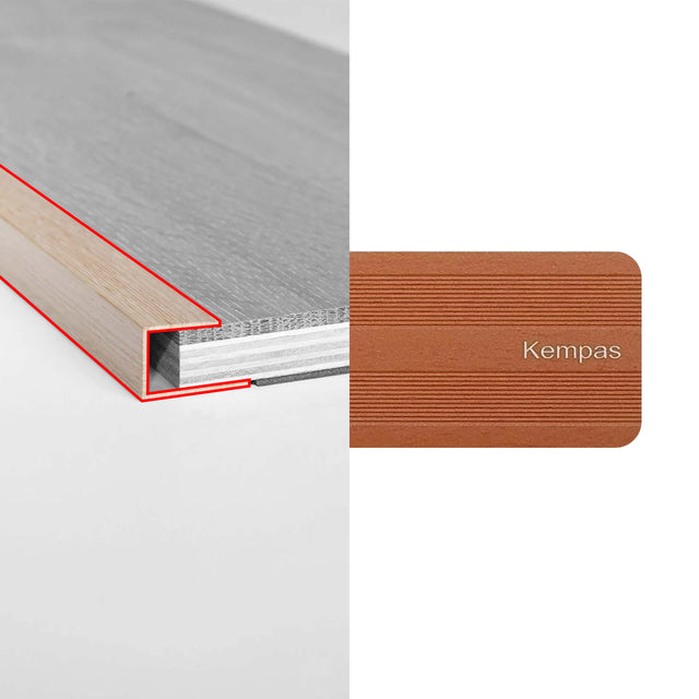 Alloy Trims U Channel 3400mm for 15mm Kempas Flooring Trims Preference Floors Default Title