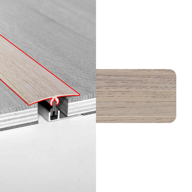 Alloy Trims Universal 3400mm for 8mm Snow Flooring Trims Preference Floors Default Title